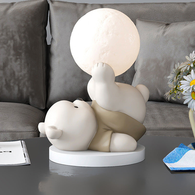 MoonHug Teddy Lamp – Decorative Bear Table Light | Cosy LED Night Lamp for Bedrooms & Children’s Rooms