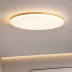 Round Acrylic LED Ceiling Light – Minimalist Wooden Ceiling Lamp | Modern Ambient Interior Lighting