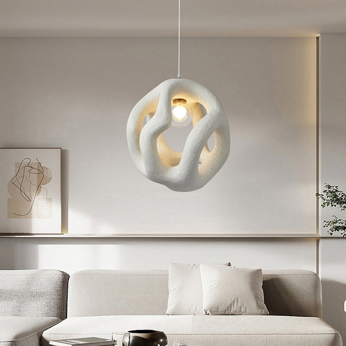 Wabi-Sabi Pendant Light – Scandinavian Minimalist Hanging Lamp | Warm Modern Interior Lighting