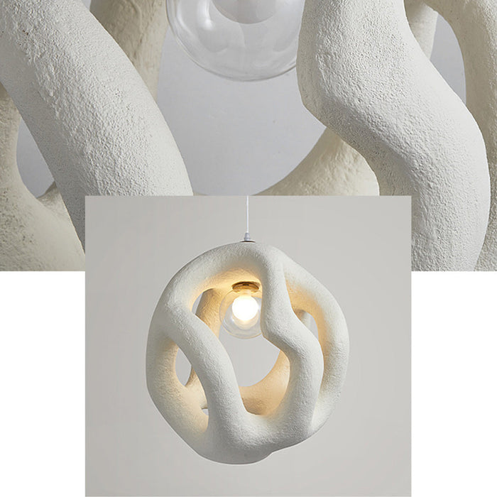 Wabi-Sabi Pendant Light – Scandinavian Minimalist Hanging Lamp | Warm Modern Interior Lighting