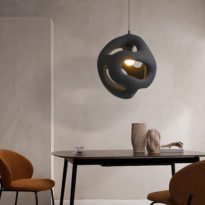 Wabi-Sabi Pendant Light – Scandinavian Minimalist Hanging Lamp | Warm Modern Interior Lighting