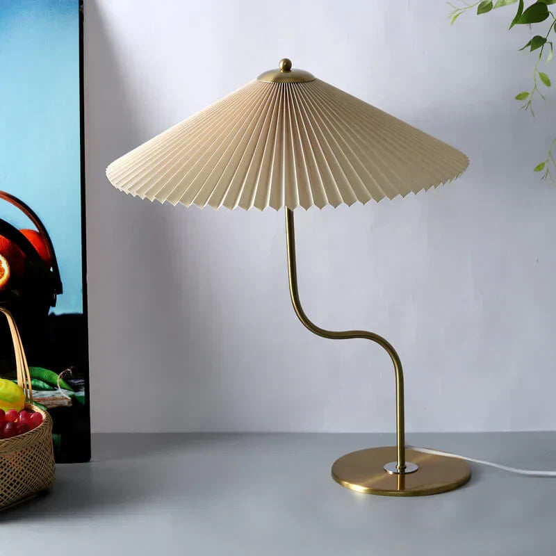 HaloShade Touch Table Lamp – Modern USB LED Ambient Light | Designer Bedside & Living Room Lighting