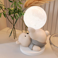 MoonHug Teddy Lamp – Decorative Bear Table Light | Cosy LED Night Lamp for Bedrooms & Children’s Rooms