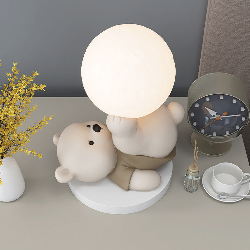 MoonHug Teddy Lamp – Decorative Bear Table Light | Cosy LED Night Lamp for Bedrooms & Children’s Rooms