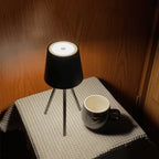 Rechargeable Tripod Table Lamp – Modern Minimalism with Portable Elegance