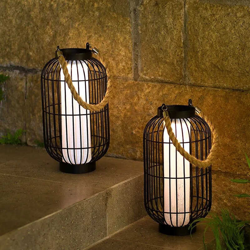 EmulanceGlo LED Solar Lamp – Decorative Solar Outdoor Light | IP55 Weather-Resistant Garden Lighting
