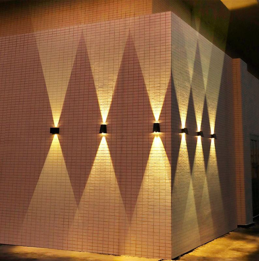 SolarGlow Outdoor Wall Light – Waterproof LED Solar Lamp | Up & Down Garden Lighting | Energy-Efficient Exterior Illumination