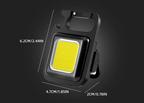 Lumicore Mini Key Light – Rechargeable COB LED Keychain Flashlight | Compact Multi-Function Pocket Light