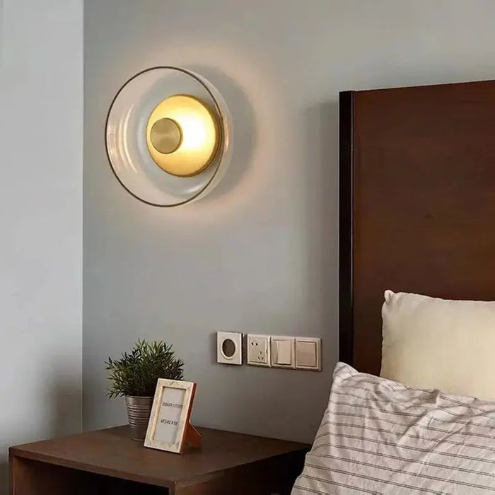Fjord Glass Wall Light – Scandinavian LED Wall Lamp | Elegant Ambient Lighting | Contemporary Nordic Design