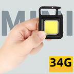Lumicore Mini Key Light – Rechargeable COB LED Keychain Flashlight | Compact Multi-Function Pocket Light