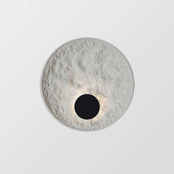 LunaSphere LED Wall Light – Modern Moon Globe Sconce | Contemporary Ambient Lighting