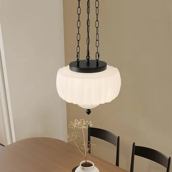 PureLine Minimalist Pendant Light – Modern White Hanging Lamp | Contemporary Elegant Ceiling Lighting