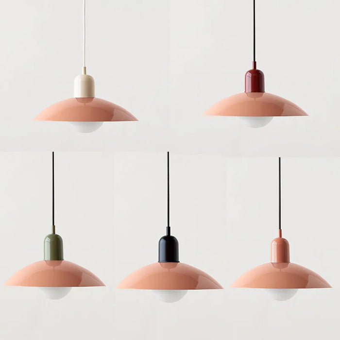 Modena Macaron Pendant Light – Bauhaus Inspired Hanging Lamp | Colourful Modern Ceiling Lighting for Contemporary Interiors