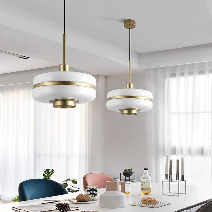 Nordéclair Glass Pendant Light – Nordic Luxury Hanging Lamp | Minimalist Scandinavian Ceiling Lighting