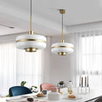 Nordéclair Glass Pendant Light – Nordic Luxury Hanging Lamp | Minimalist Scandinavian Ceiling Lighting