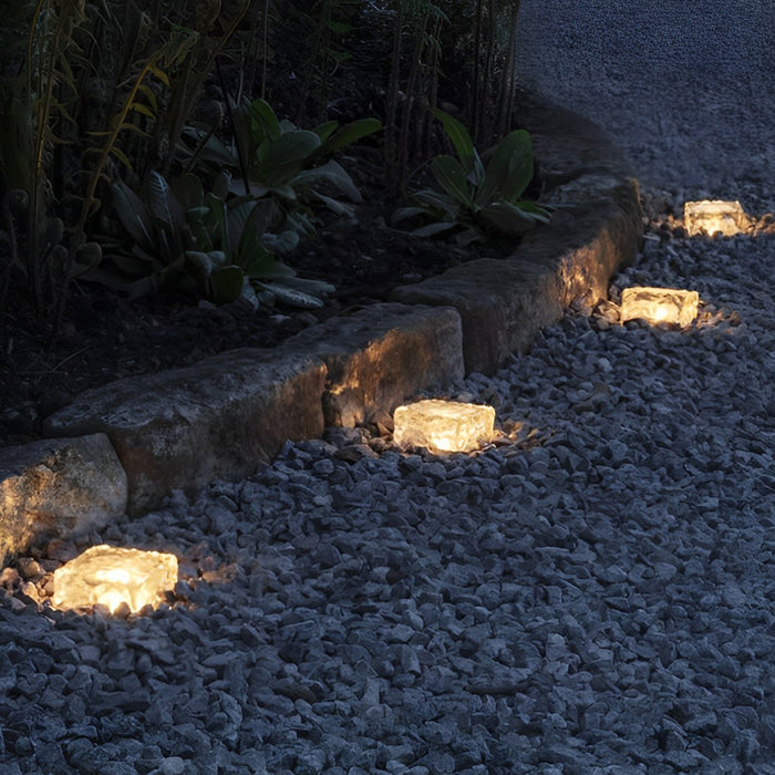 Square Solar Lamp – Decorative Solar Outdoor Light | Compact LED Garden & Patio Lighting