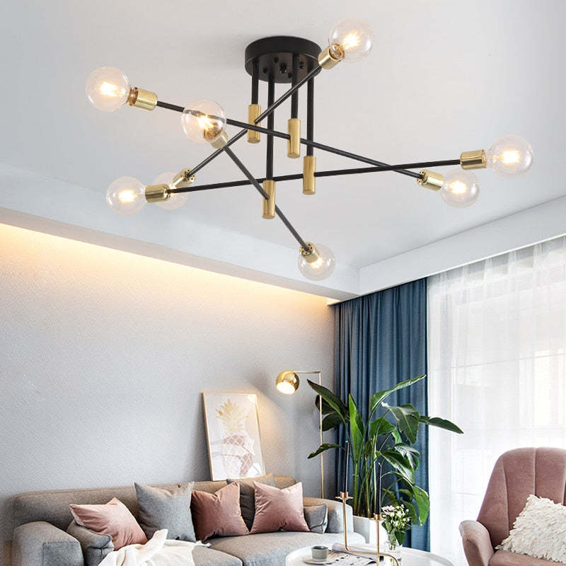 Valentina LED Ceiling Light – Modern Glass Flush Mount Lamp | Minimalist Ambient Interior Lighting