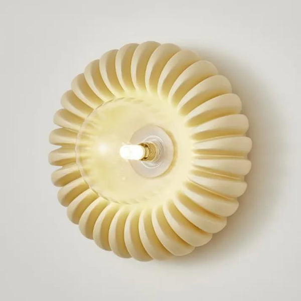 AuraForm Resin Wall Light – Contemporary Designer Sconce | Modern Ambient Bedroom Lighting