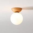 Japanese Wood Pendant Light – Minimalist LED Ceiling Lamp | Warm Ambient Interior Lighting