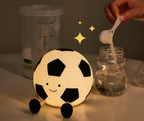 GlowKick Football Silicone Night Light – Rechargeable LED Lamp for Kids’ Rooms