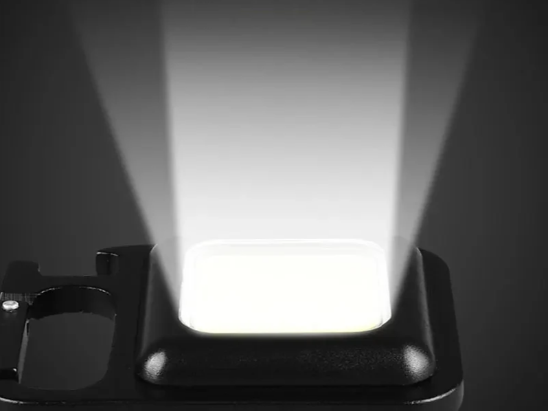 Lumicore Mini Key Light – Rechargeable COB LED Keychain Flashlight | Compact Multi-Function Pocket Light
