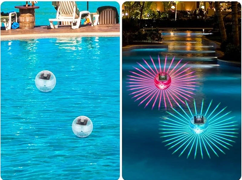 LumiWave Solar Floating Pool Light – RGB Waterproof Garden & Pool Lamp | Colour-Changing Outdoor Ambience