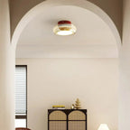 Vintage Acrylic LED Ceiling Light – Retro Flush Mount Lamp | Compact Modern Interior Lighting