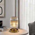 AuroraGlass Table Lamp – Modern Glass Accent Light | Scandinavian Designer Lighting for Elegant Interiors