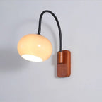 Persimmon Halo Wall Light – Bauhaus Glass Sconce | Adjustable Modern Accent Lighting