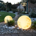Moon Lamp – Moon-Shaped Garden Light | Rechargeable Decorative Outdoor Lighting