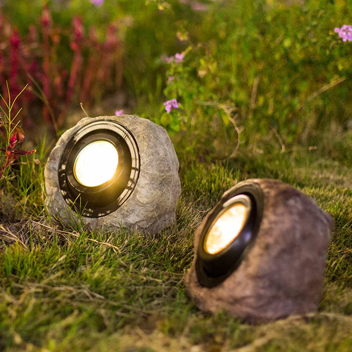 RockyLight – Solar Powered Stone-Shaped Garden Light | IP65 Outdoor Decorative Lighting