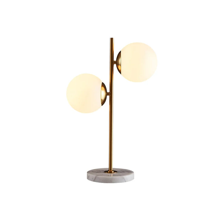 Dorii Nordic Table Lamp – Scandinavian Designer Lighting | Minimalist Glass &amp; Metal Table Lamp