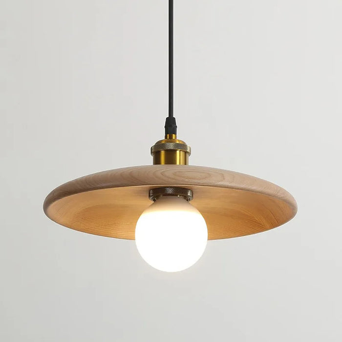 Dopwii Wooden Ceiling Light – Artistic Stained Glass Ceiling Lamp | Warm Modern Decorative Lighting