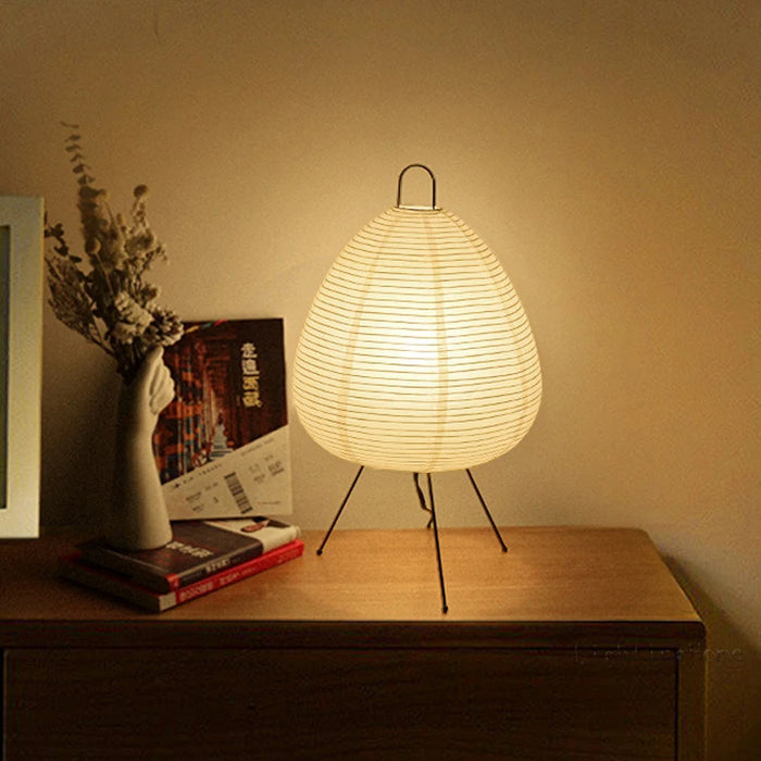 Japanese Rice Paper Lamp – Timeless Harmony with Soft Ambient Lighting