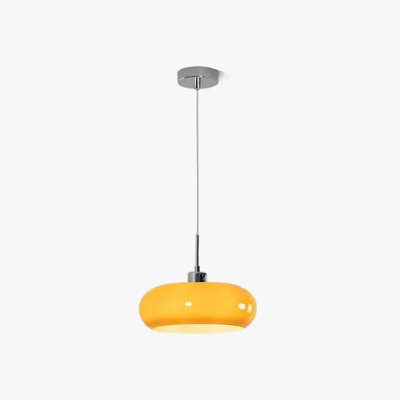 Sculpted Glass Pendant Light – Modern LED Ceiling Lamp | Contemporary Ambient Interior Lighting