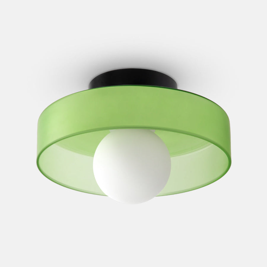 Orbessa Round Ceiling Light – Modern Glass Flush Mount Lamp | Minimalist Interior Lighting for Contemporary Spaces