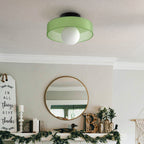 Orbessa Round Ceiling Light – Modern Glass Flush Mount Lamp | Minimalist Interior Lighting for Contemporary Spaces