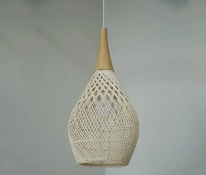 BaliWeave Pendant Light – Handwoven Rattan Ceiling Lamp | Southeast Asian Natural Lighting