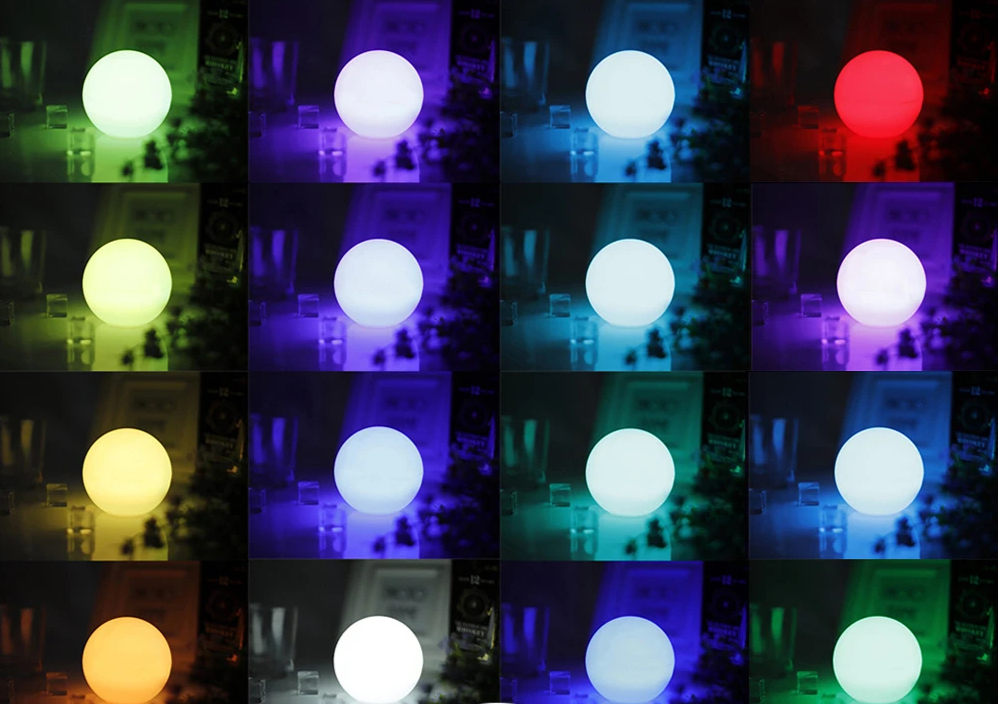 AquaSphere RGB Floating Pool Lights – Waterproof LED Glow Balls with Remote Control | Colour-Changing Pool & Garden Lighting