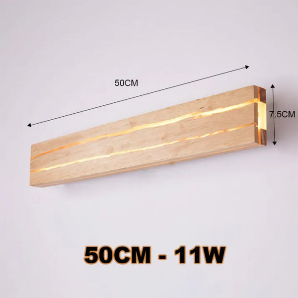 TimberCrevice LED Wall Light – Sculptural Wood Effect Sconce | Contemporary Organic Accent Lighting