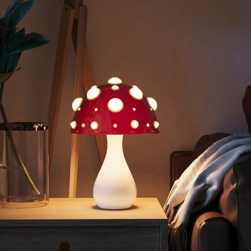 Amanita Table Lamp – Mushroom-Inspired Designer Lamp | Dimmable LED Ambient Lighting