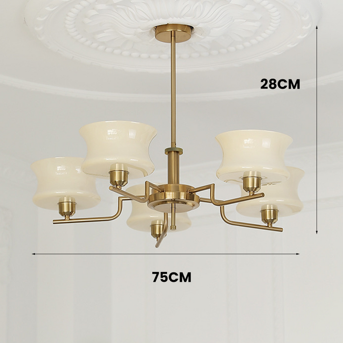 Belue Dining Chandelier – Vintage Inspired Ceiling Light | Elegant Warm Ambient Lighting