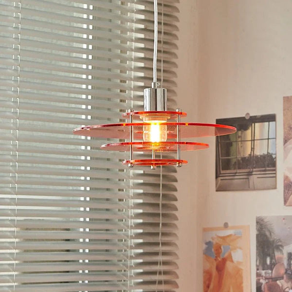 UFO Pendant Light – Modern Retro Hanging Lamp | Sculptural Ambient Interior Lighting