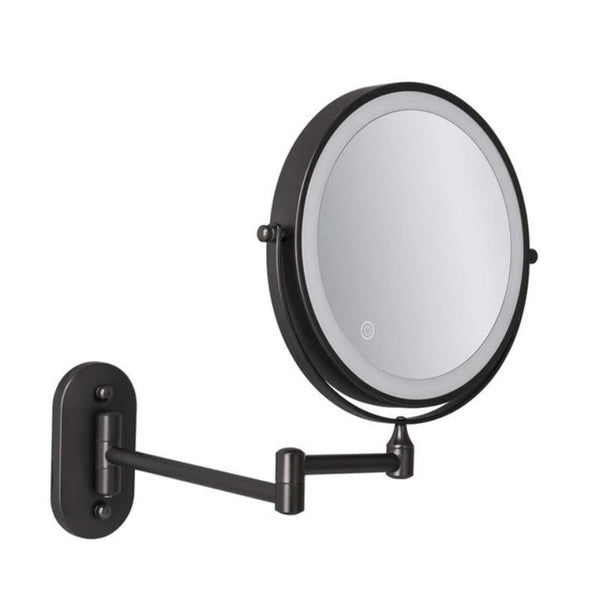 LuxeView LED Vanity Mirror – Rechargeable Magnifying Bathroom Mirror | Adjustable 3-Colour Lighting