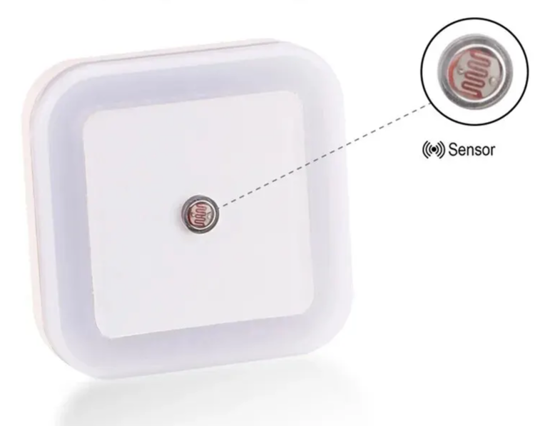 NightSense LED Plug-In Night Light – Automatic Dusk Sensor Lamp | Soft Ambient Safety Lighting