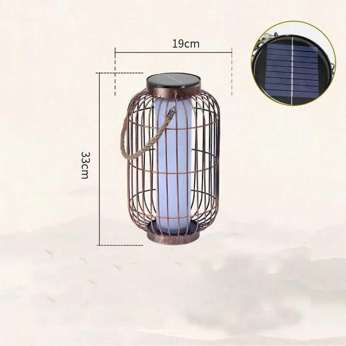 EmulanceGlo LED Solar Lamp – Decorative Solar Outdoor Light | IP55 Weather-Resistant Garden Lighting