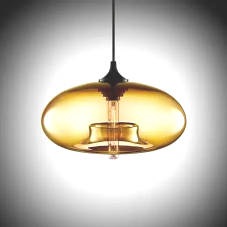 Artisan Coloured Glass Pendant Light – Contemporary E26 Ceiling Lamp | Designer Ambient Lighting | Luxury Statement Fixture