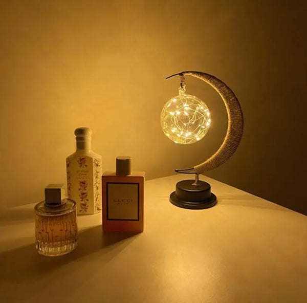 Enchanted Moon Lamp – Celestial Beauty with Magical Ambient Lighting