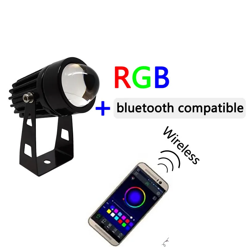 LUMIBEAM SoloSpot RGB LED Outdoor Wall Spotlight – IP66 Waterproof | 12W Exterior Accent Lighting