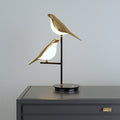 Aviaro LED Table Lamp – Sculptural Bird Light | Postmodern Designer Lighting with Gold Finish